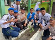 Polres Dumai Gelar Green Policing, Edukasi Siswa MTs YAMAS Bukit Kapur tentang Cinta Lingkungan